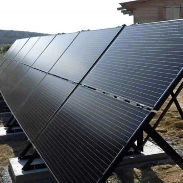black mono solar panel